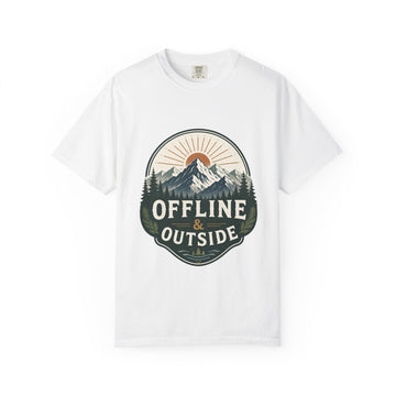 Offline & Outside | Unisex Garment-Dyed T-shirt