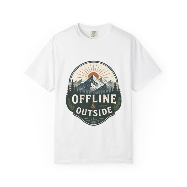 Offline & Outside | Unisex Garment-Dyed T-Shirt