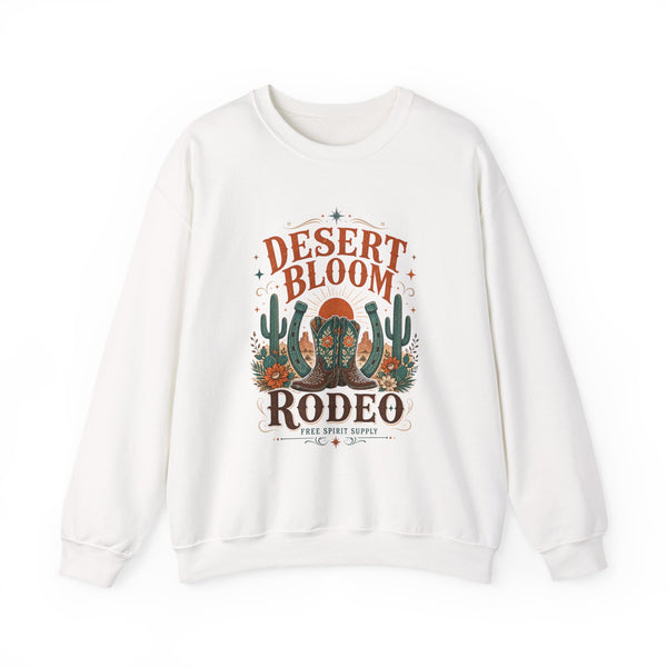 Desert Bloom Rodeo | Unisex Heavy Blend™ Crewneck Sweatshirt