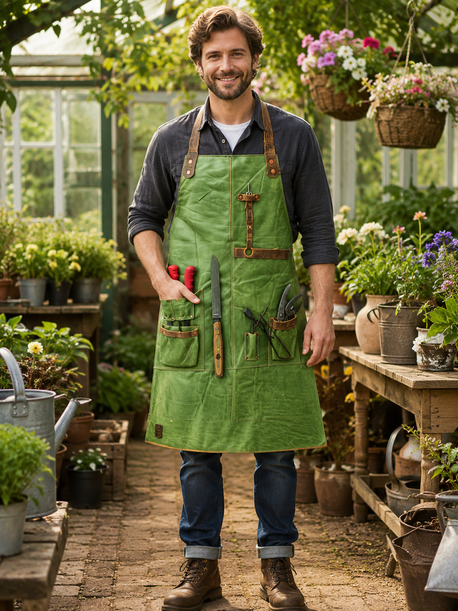 Bloom Belt Leather Apron