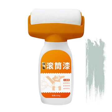Portable Touch-Up Paint Roller for Household Wall Repair