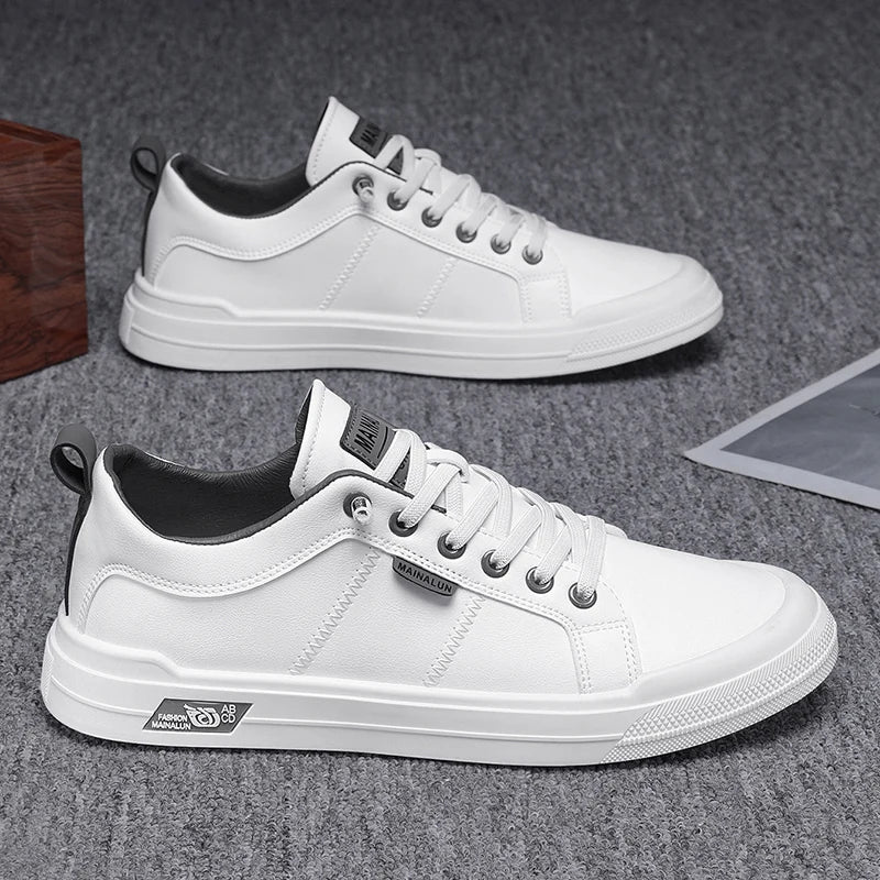 HARRINGTON LEATHER TRAINERS