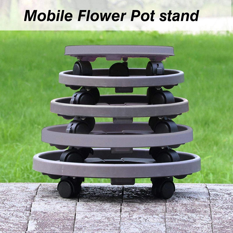 Heavy-Duty Rolling Plant Stand with Universal Wheels