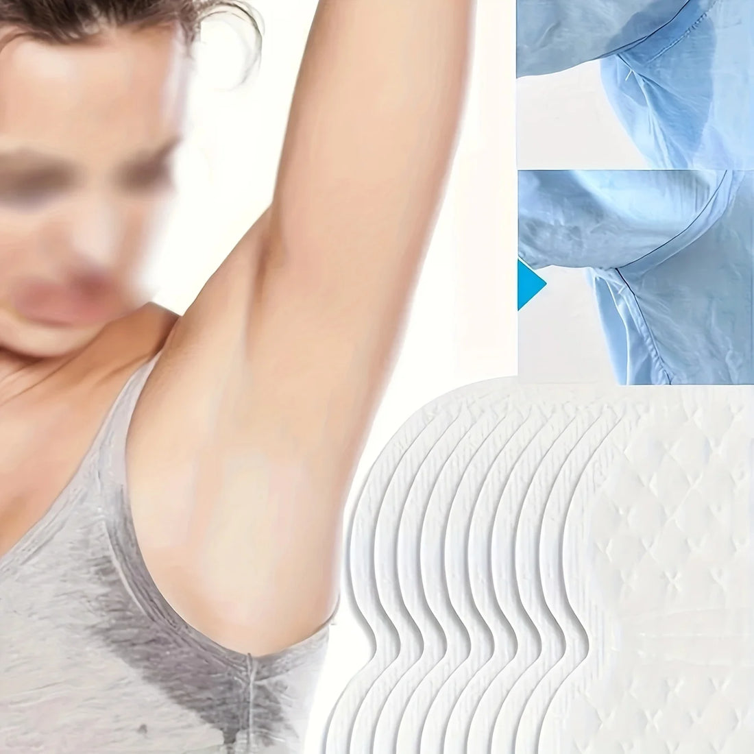Washable Underarm Sweat Pads - Absorbing Guards & Dress Shields